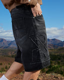 VIVANT DENIM SHORTS WASHED BLACK