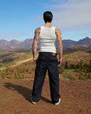 ALLOY CARGO PANTS RAW DENIM