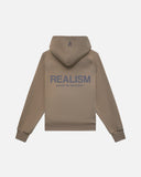 HEAVEN LOGO REFLECTIVE HOODIE CEMENT