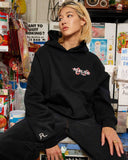 SNAKE LOGO HOODIE BLACK