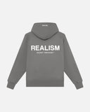 BACK LOGO HOODIE COOL GREY