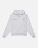 HOMECOMING ZIP HOODIE SNOW MARLE