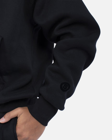 BACK LOGO HOODIE OBSIDIAN