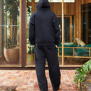 CORE BASICS ZIP HOODIE BLACK