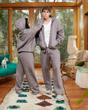 CORE BASICS ZIP HOODIE COOL GREY