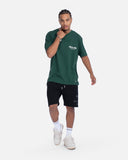 BACK LOGO TEE V1 PINE GREEN
