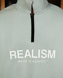 ELITE HALF ZIP SWEATER SUB SLATE