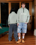 ELITE HALF ZIP SWEATER SUB SLATE
