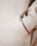 CORE BASICS ZIP HOODIE OATMEAL