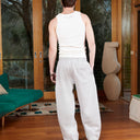 RADIANT SWEATPANTS OPEN LEG GREY MARLE