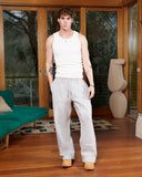 RADIANT SWEATPANTS OPEN LEG MARLE GREY