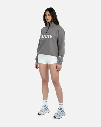 IDOL HALF ZIP SWEATER COOL GREY