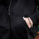 CORE BASICS ZIP HOODIE BLACK