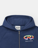 THINK REAL ZIP HOODIE AGED MARINE