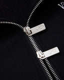 THINK REAL ZIP HOODIE BLACK