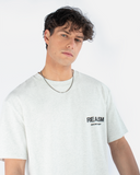 BACK LOGO TEE OATMEAL