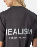 BACK LOGO REFLECTIVE MOON ASH TEE
