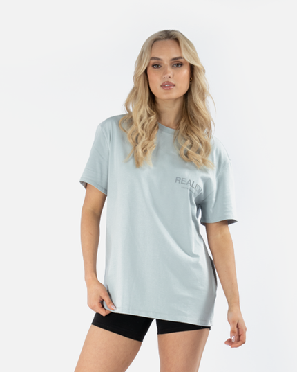 BACK LOGO REFLECTIVE SUB SLATE TEE