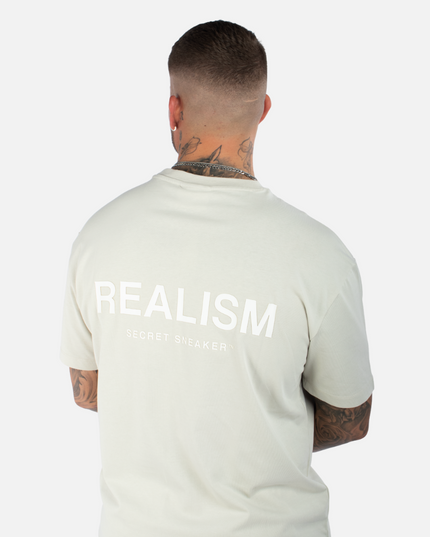 BACK LOGO TEE WHEAT