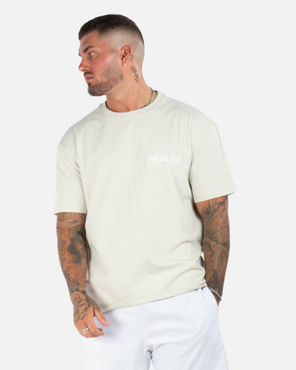 BACK LOGO TEE WHEAT