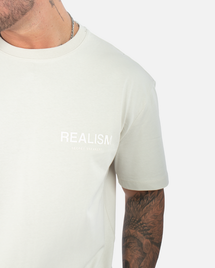 BACK LOGO TEE WHEAT