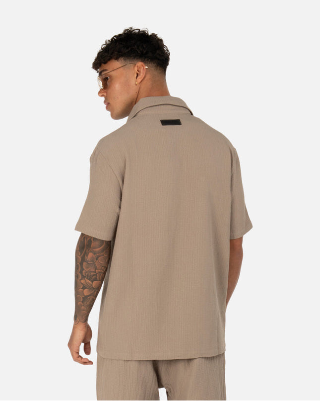 IBIZA BUTTON UP SHIRT DESERT SHADE