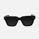 TRAVIS LOGO SUNGLASSES BLACK TORTOISE