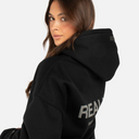 COURT BOXY HOODIE BLACK