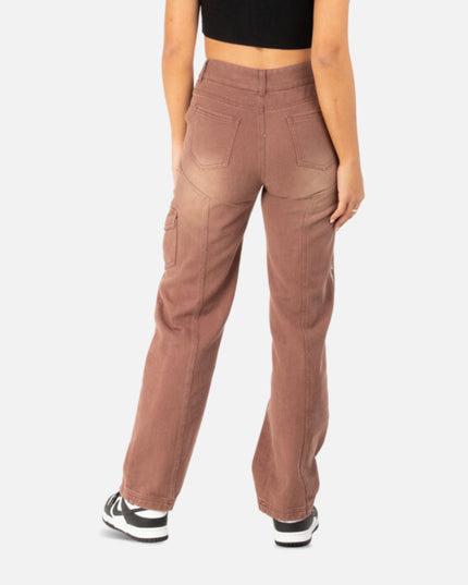ORLEANS DENIM CARGO FADED BROWN