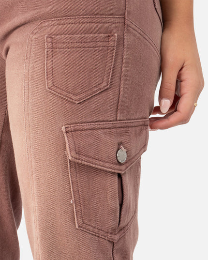 ORLEANS DENIM CARGO FADED BROWN