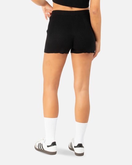 ACHELON KNIT SHORTS BLACK