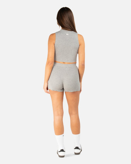 ACHELON KNIT SHORTS GREY