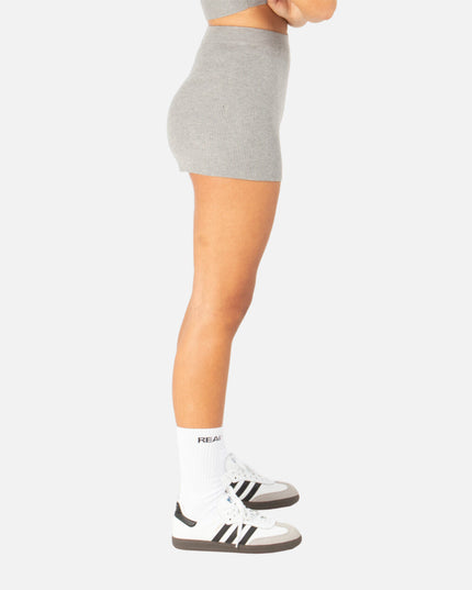 ACHELON KNIT SHORTS GREY