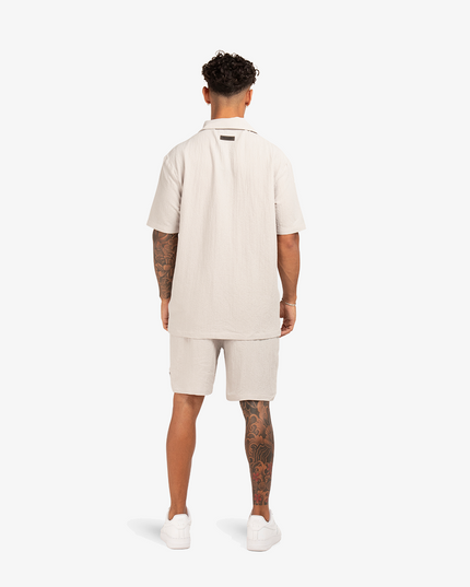 IBIZA BUTTON UP SHIRT SOFT GREY