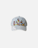 REALISM AND DISNEY DENIM CHARACTER CAP WASHED BLUE