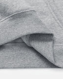 LEGACY HOODIE V2 GREY MARLE - cuff