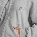 RADIANT ZIP HOODIE GREY MARLE