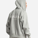 RADIANT ZIP HOODIE GREY MARLE