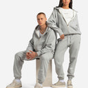 RADIANT ZIP HOODIE GREY MARLE