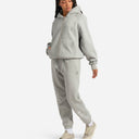 RADIANT ZIP HOODIE GREY MARLE