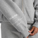RADIANT ZIP HOODIE GREY MARLE