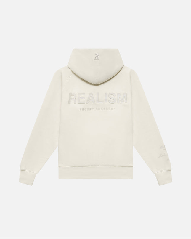 RADIANT ZIP HOODIE IVORY