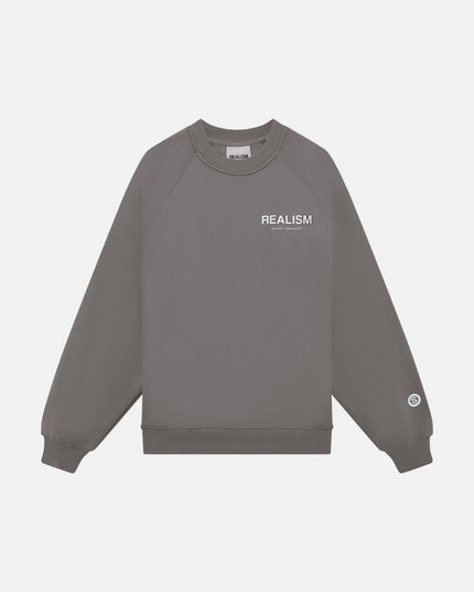 BACK LOGO CREWNECK COOL GREY
