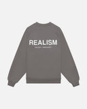 BACK LOGO CREWNECK COOL GREY