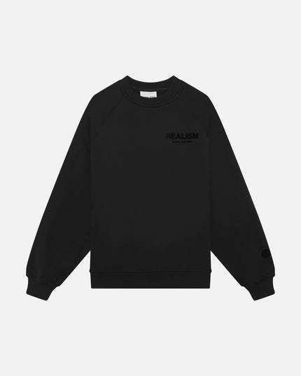 BACK LOGO CREWNECK OBSIDIAN