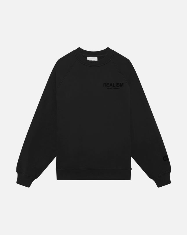 BACK LOGO CREWNECK OBSIDIAN