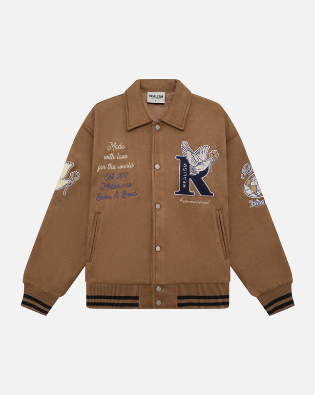 WORLDWIDE COACHES JACKET TAN