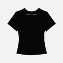 SCRIPT BABY TEE BLACK