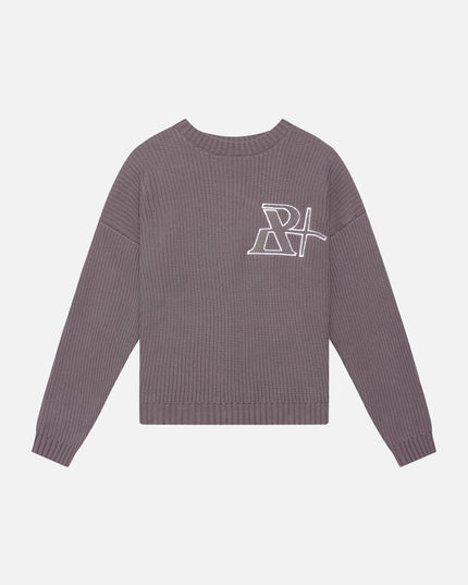 VIVANT KNIT SWEATER CHARCOAL