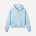 GLIMMER LOGO ZIP HOODIE V2 POWDER BLUE